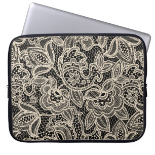 Housse Pour Ordinateur Portable Motif continu dentelle