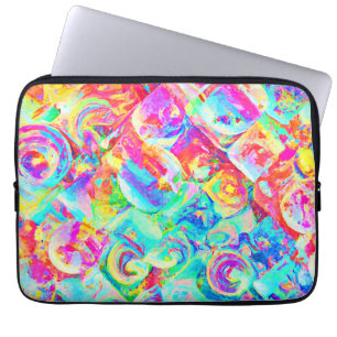 Housse Pour Ordinateur Portable Motif d'abstraction coloré