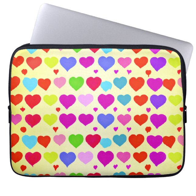 Housse Pour Ordinateur Portable Motif d'amour éblouissant (Devant)