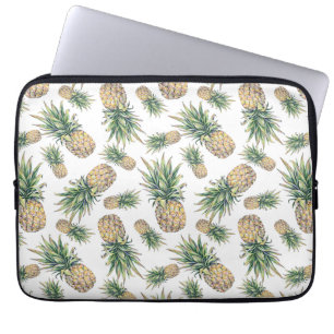 Housse Pour Ordinateur Portable Motif d'ananas aquarelle