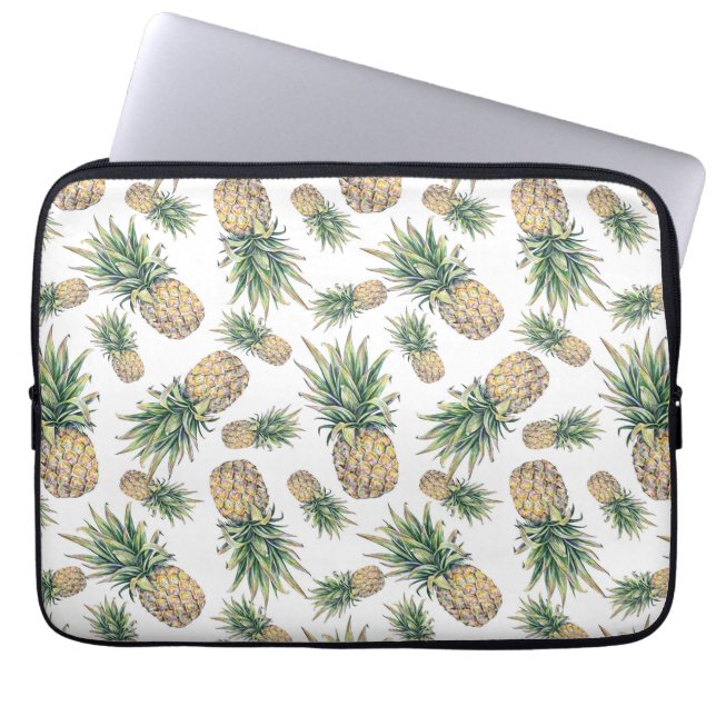 Housse Pour Ordinateur Portable Motif d'ananas aquarelle (Devant)