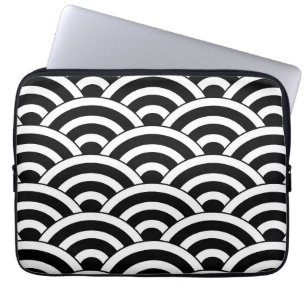 Housse Pour Ordinateur Portable Motif d'arche géométrique moderne du milieu du siè