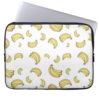 Housse Pour Ordinateur Portable Motif de banane mignon | Esthétique de banane dess