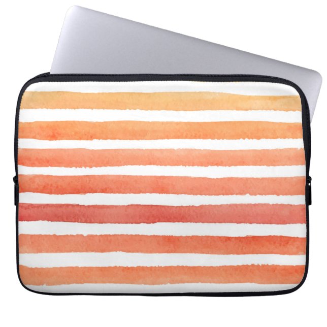 Housse Pour Ordinateur Portable Motif de bande d'aquarelle solaire (Devant)