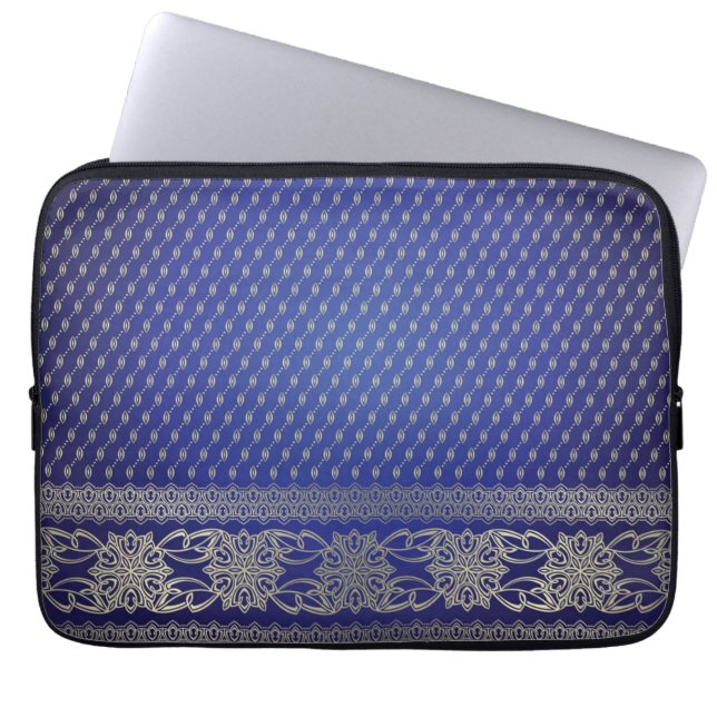 Housse Pour Ordinateur Portable Motif de brocart (Devant)