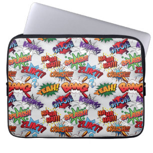 Housse Pour Ordinateur Portable Motif de bulle Superhero