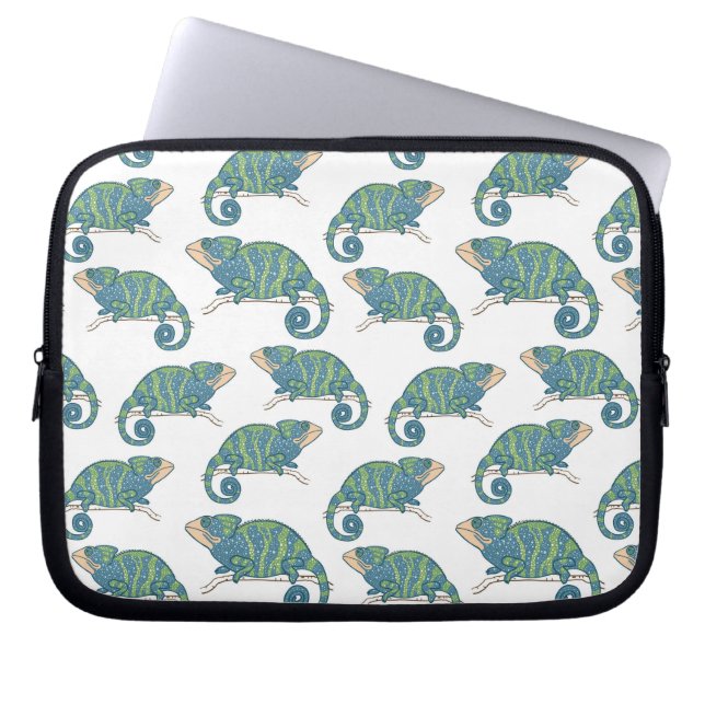 Housse Pour Ordinateur Portable Motif de caméléon (Devant)