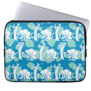 Housse Pour Ordinateur Portable Motif de caractères bleu Weasel & Baboon