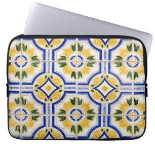 Housse Pour Ordinateur Portable Motif de carreaux lumineux, Portugal