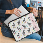 Housse Pour Ordinateur Portable Motif de cerfs, Cerf de bébé, Boho, Fleurs, Votre<br><div class="desc">Joli,  amusant et adorable motif avec silhouettes de cerfs,  fleurs et lune. Un cadeau moderne et tendance,  parfait pour les amateurs de boho dans votre vie. Personnalisez en ajoutant votre nom,  votre pseudonyme,  votre monogramme ou vos initiales.</div>