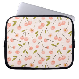 Housse Pour Ordinateur Portable Motif de cerise aquarelle