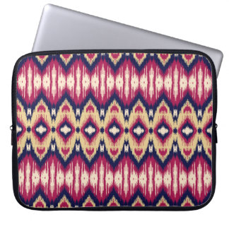 Housse Pour Ordinateur Portable Motif de chevron ikat rose ethnique arrière - plan