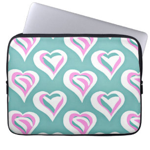 Housse Pour Ordinateur Portable Motif de coeur d'amour étonnant