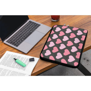 Housse Pour Ordinateur Portable Motif de coeur d'amour moderne