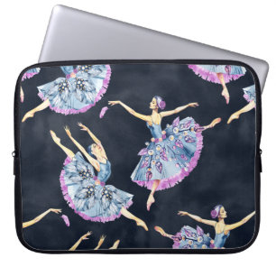 Housse Pour Ordinateur Portable Motif de danse de ballet, aquarelle pai
