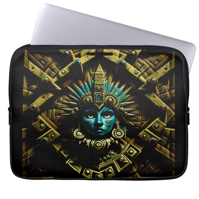 Housse Pour Ordinateur Portable Motif de design Aztec deux (Devant)