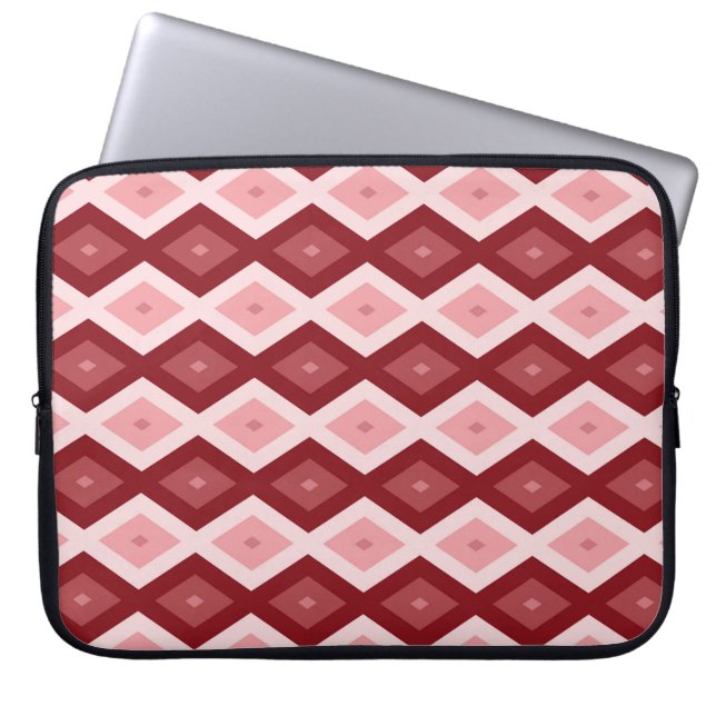 Housse Pour Ordinateur Portable Motif de diamants rouges (Devant)