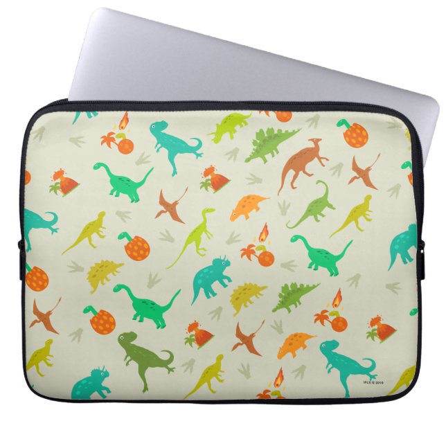 Housse Pour Ordinateur Portable Motif de dinosaures (Devant)