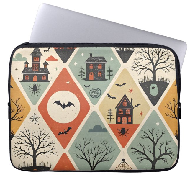 Housse Pour Ordinateur Portable Motif de fantôme sombre (Devant)