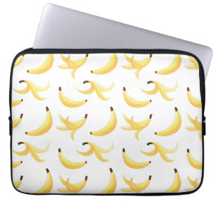 Housse Pour Ordinateur Portable Motif de fête drôle de jeux de mots sur la banane,