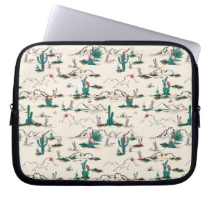 Housse Pour Ordinateur Portable Motif de floraison de Succulents