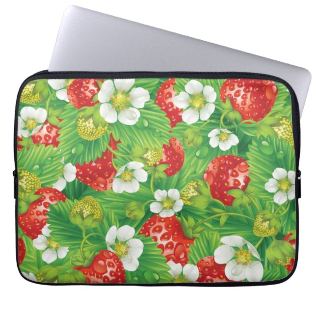 Housse Pour Ordinateur Portable Motif de fraises (Devant)