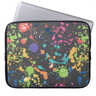 Housse Pour Ordinateur Portable Motif de grunge incolore avec aquarelle sp