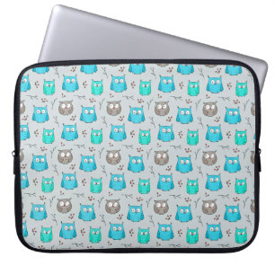 Housse Pour Ordinateur Portable Motif de hibou non répété