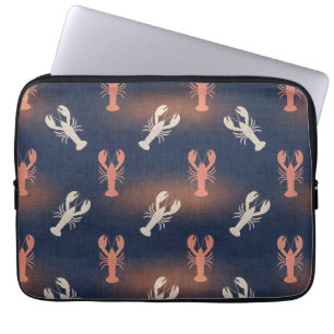 Housse Pour Ordinateur Portable Motif de homard côtier – Été fruits de mer nautiqu