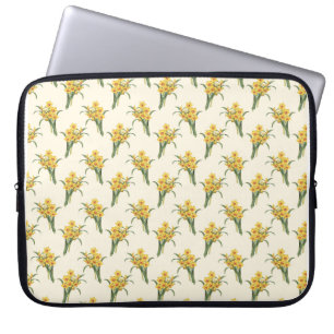 Housse Pour Ordinateur Portable Motif de jonquilles