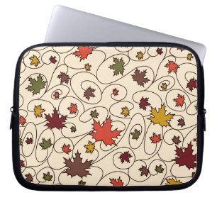 Housse Pour Ordinateur Portable Motif de la feuille d'érable à boudin