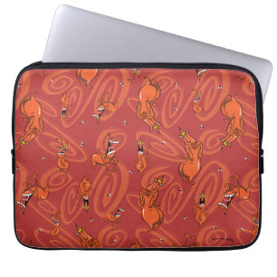 Housse Pour Ordinateur Portable Motif de la vache et du poulet rouge