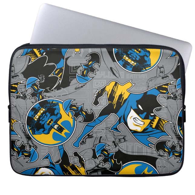 Housse Pour Ordinateur Portable Motif de lancer à fond Batman (Devant)