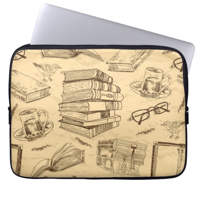 Housse Pour Ordinateur Portable Motif de livre (Devant)
