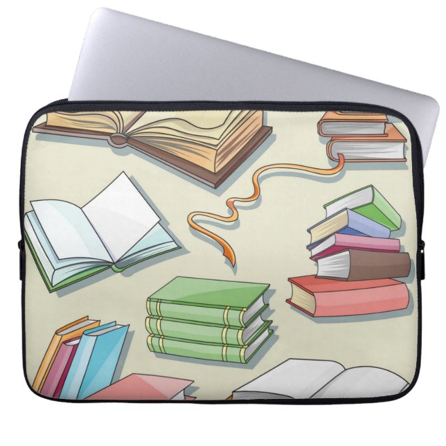 Housse Pour Ordinateur Portable Motif de livre (Devant)