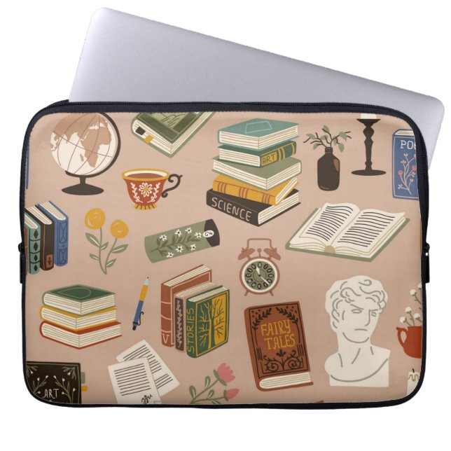 Housse Pour Ordinateur Portable Motif de livre (Devant)