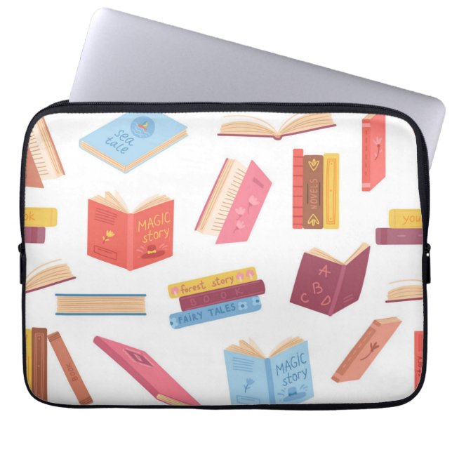 Housse Pour Ordinateur Portable Motif de livre (Devant)