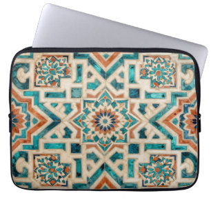 Housse Pour Ordinateur Portable Motif de mosaïque marocaine