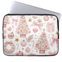Motif de Noël rose élégant