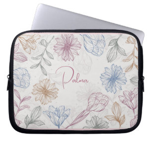 Housse Pour Ordinateur Portable Motif de nom personnalisé