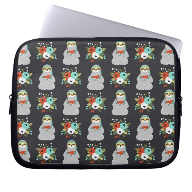 Housse Pour Ordinateur Portable Motif de paresse de pastèque (Devant)