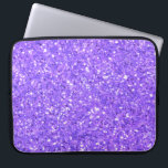 Housse Pour Ordinateur Portable Motif de parties scintillant pétillant violet<br><div class="desc">Vibe de fête amusante,  manche d'ordinateur portable à parties scintillant mousseuse violet - police de texte est personnalisable et le design est transférable-</div>