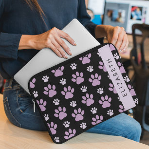 Housse Pour Ordinateur Portable Motif De Pâtes, Pailles Lilac, Pâtes De Chien, Vot