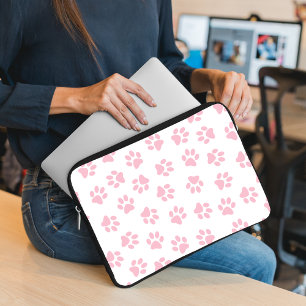 Housse Pour Ordinateur Portable Motif De Pâtes, Poches De Chien, Bébés Pailles Ros