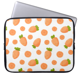 Housse Pour Ordinateur Portable Motif de petites carottes et tranches