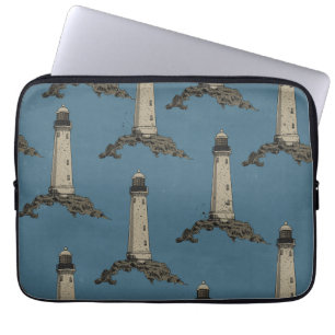 Housse Pour Ordinateur Portable Motif de phare vintage