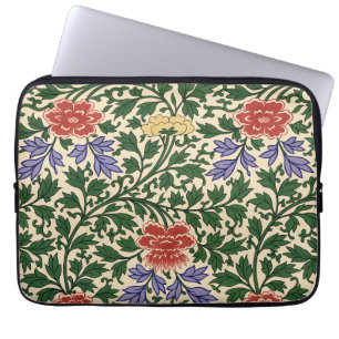 Housse Pour Ordinateur Portable Motif de pivoine de chinoiserie vintage Owen Jones