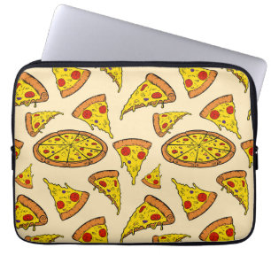 Housse Pour Ordinateur Portable Motif de pizza au fromage fondu