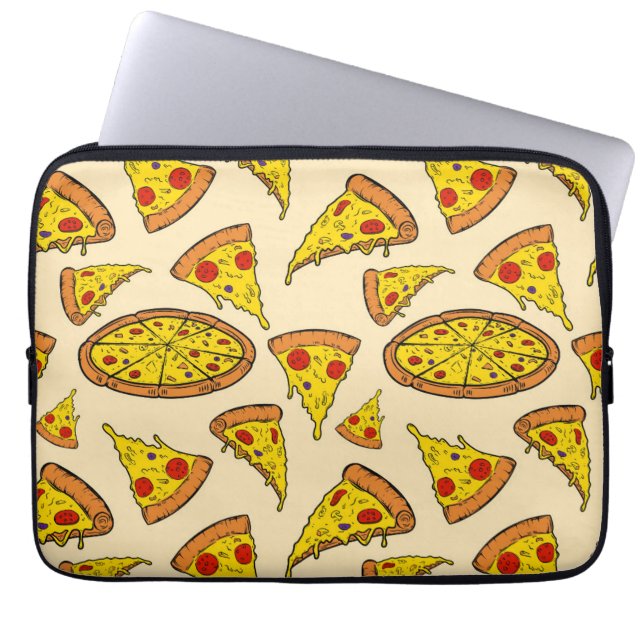 Housse Pour Ordinateur Portable Motif de pizza au fromage fondu (Devant)