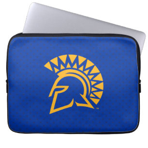 Housse Pour Ordinateur Portable Motif de point de polka de Spartans d'état de San